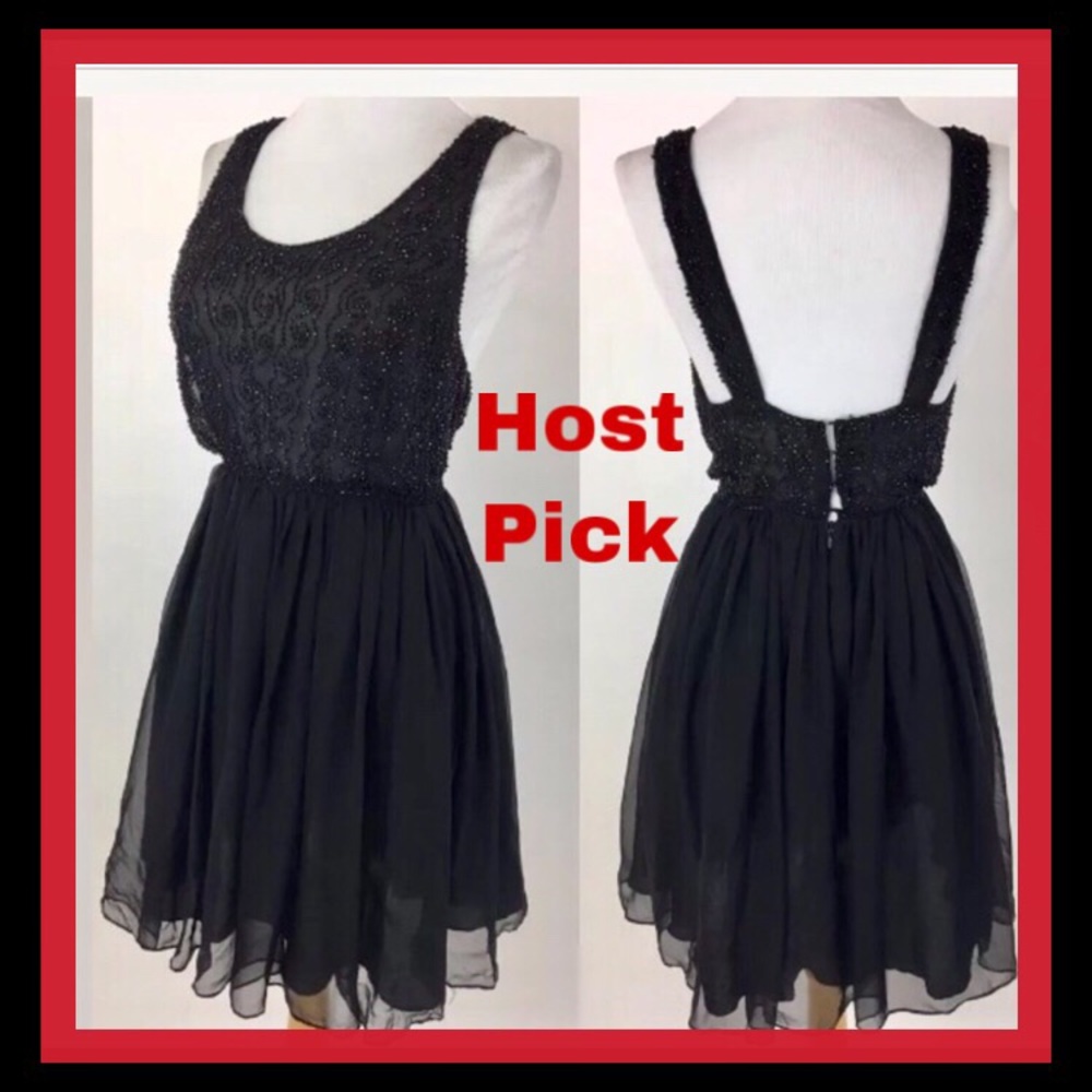 Jill Stuart Little Black Silk Dress Size 4 Worn Once